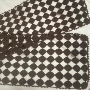 Classy Brown Knitted Scarf